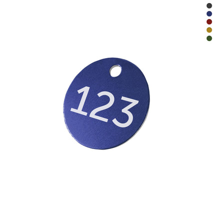 Aluminum number discs - 1 pc