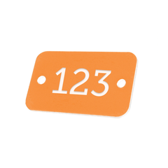 Collection image for: Plastic numbered tags