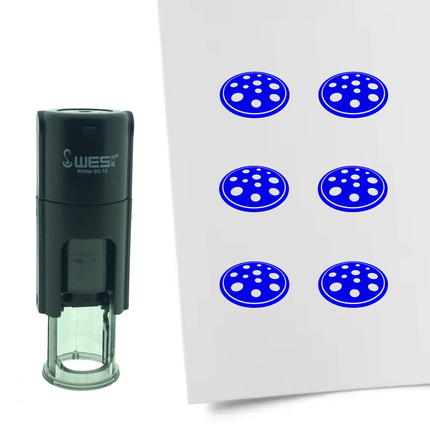 Stamp pizza - 10 mm print