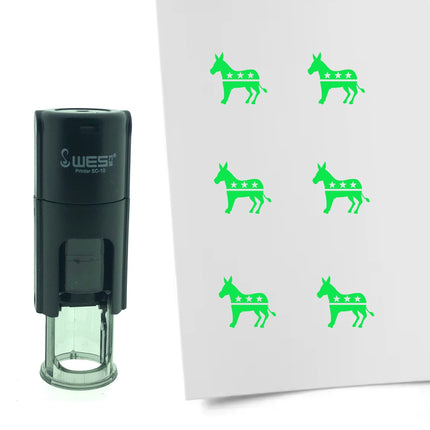 Stamp Democrats - 10 mm print