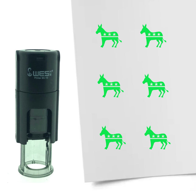 Stamp Democrats - 10 mm print