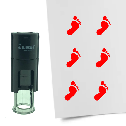 Foot stamp Ø10mm imprint - 1 pc