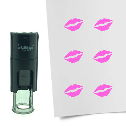 Stamp kiss - 10 mm print