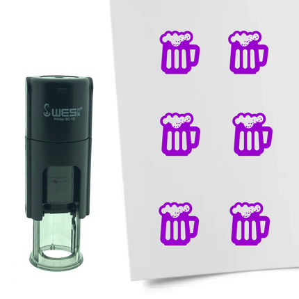 Stamp beer - 10 mm print