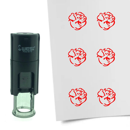 Stamp pig - 10 mm print