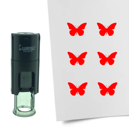 Tampon encreur papillon - Ø10 mm