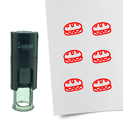 Sandwich stamp Ø10mm imprint - 1 pc