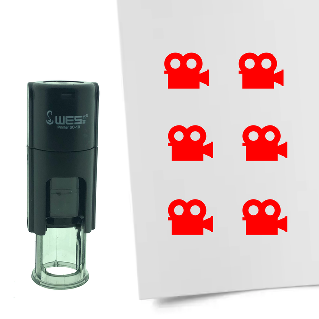 Video stamp Ø10mm imprint - 1 pc
