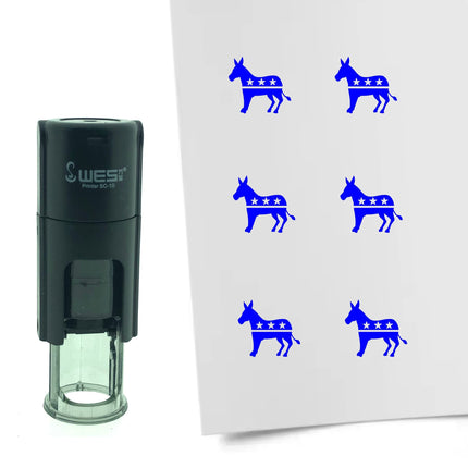 Stamp Democrats - 10 mm print