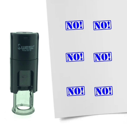 Stamp no - 10 mm print