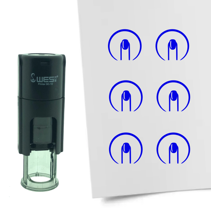 Stamp nails - 10 mm print