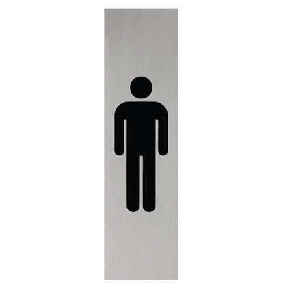 Men's symbol door sign 165x45mm - 1 pc