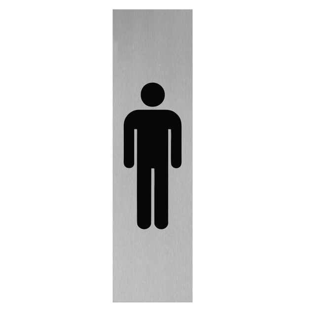 Men's symbol door sign 165x45mm - 1 pc