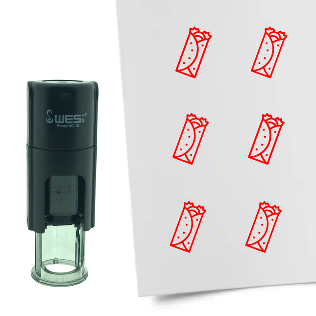 Burrito stamp Ø10mm imprint - 1 pc