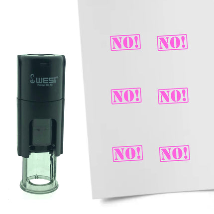 Stamp no - 10 mm print