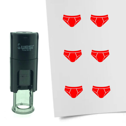 Underwear stamp Ø10mm imprint - 1 pc
