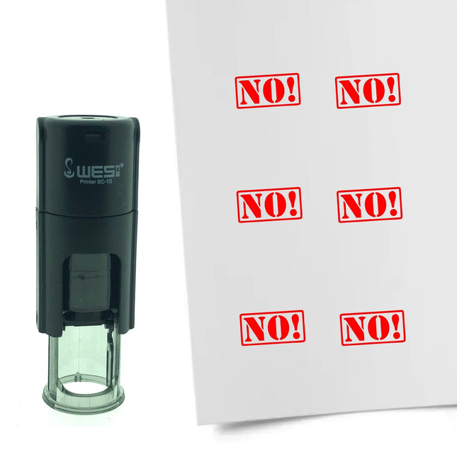 Stamp no - 10 mm print