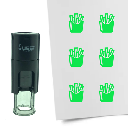 Stamp fries - 10 mm print