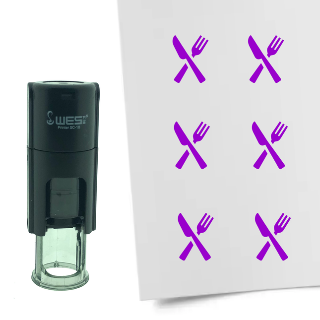 Stamp cutlery - 10 mm print