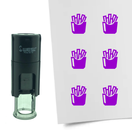 Stamp fries - 10 mm print