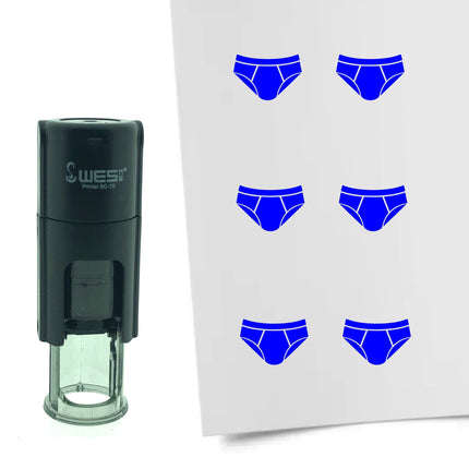 Underwear stamp Ø10mm imprint - 1 pc