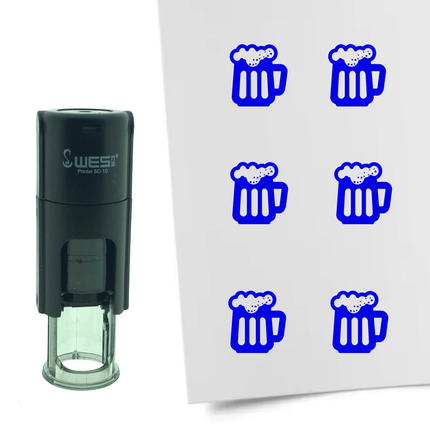 Stamp beer - 10 mm print