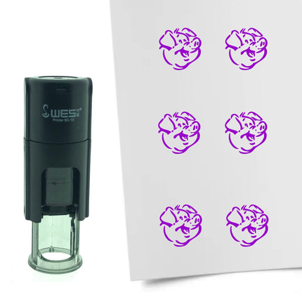 Stamp pig - 10 mm print