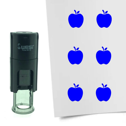 Stamp apple - 10 mm print