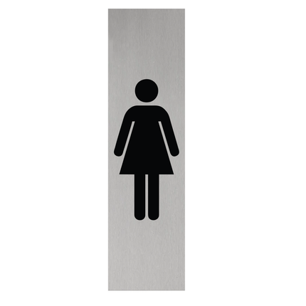 Women's symbol door sign 165x45mm - 1 pc