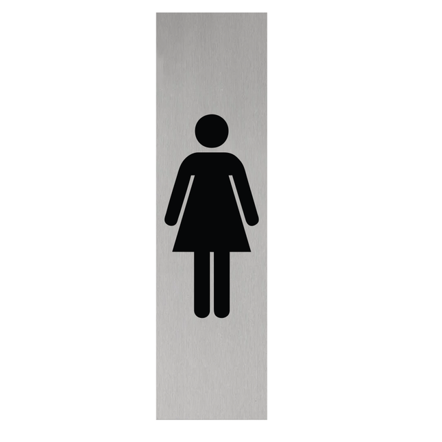Women's symbol door sign 165x45mm - 1 pc