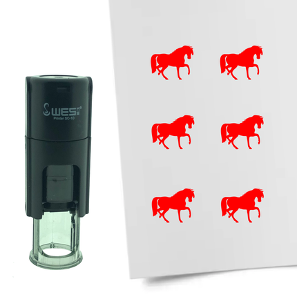Tampon encreur cheval - Ø10 mm