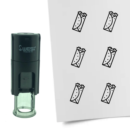 Stamp burrito - 10 mm print