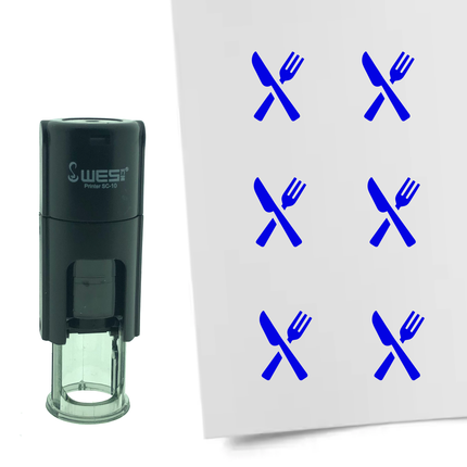 Stamp cutlery - 10 mm print