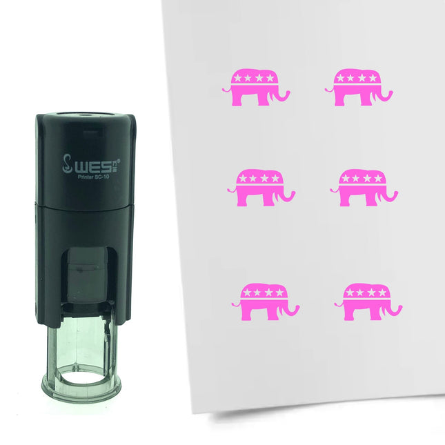 Stamp Republicans - 10 mm print