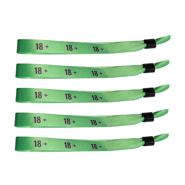 18+ fabric wristband - 100 pcs