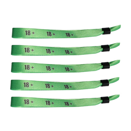 18+ fabric wristband - 100 pcs