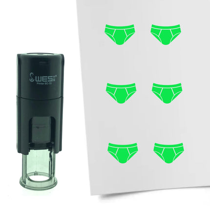 Underwear stamp Ø10mm imprint - 1 pc