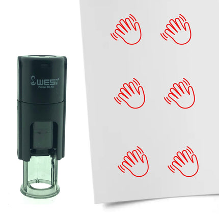 Stamp waving - 10 mm print