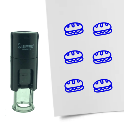 Sandwich stamp Ø10mm imprint - 1 pc
