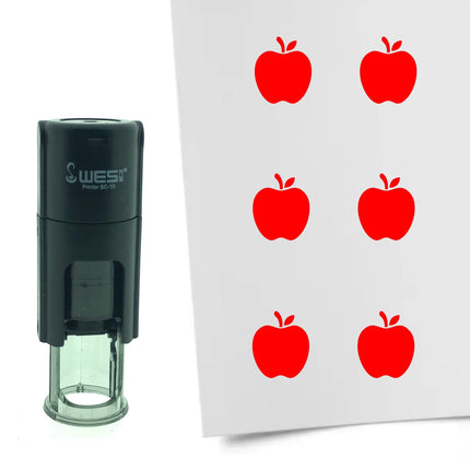 Stamp apple - 10 mm print