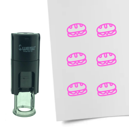Sandwich stamp Ø10mm imprint - 1 pc