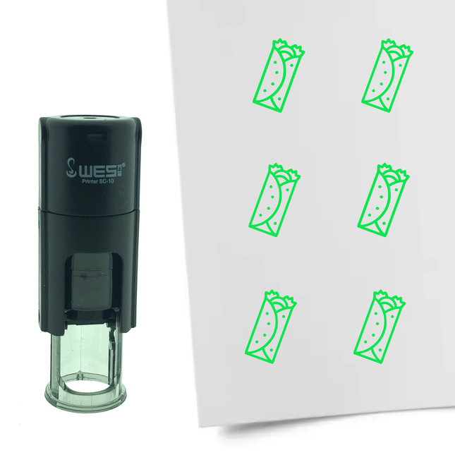 Burrito stamp Ø10mm imprint - 1 pc