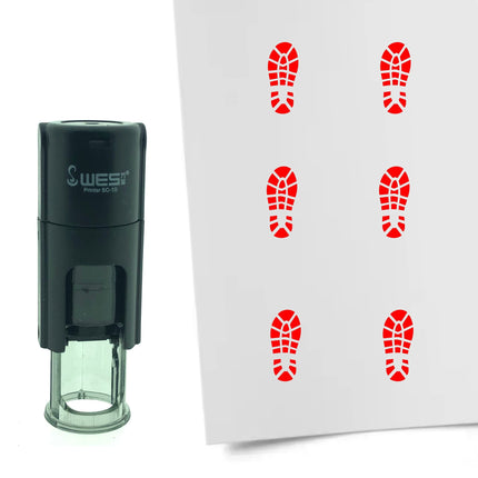 Stamp shoe print - 10 mm print