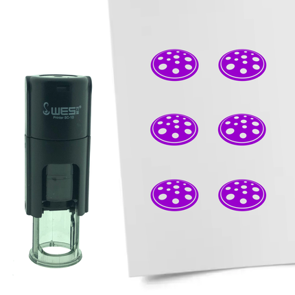 Stamp pizza - 10 mm print