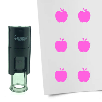 Stamp apple - 10 mm print