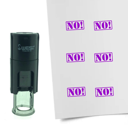 Stamp no - 10 mm print