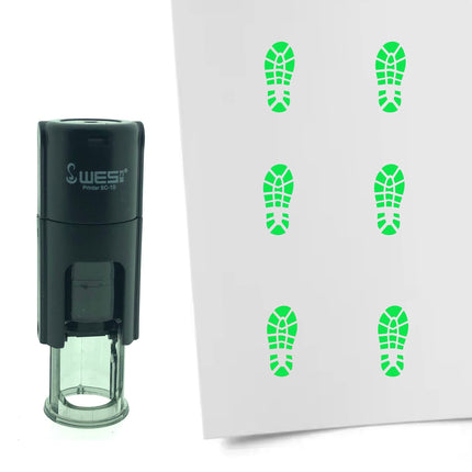 Stamp shoe print - 10 mm print