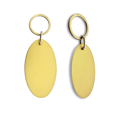 Blank Victor Oval hotel keychain - 1 pc