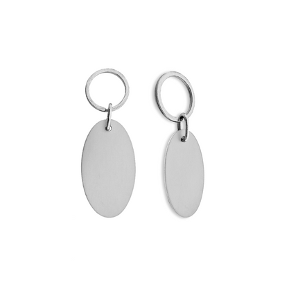 Blank Victor Oval hotel keychain - 1 pc