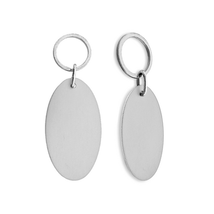 Blank Victor Oval hotel keychain - 1 pc